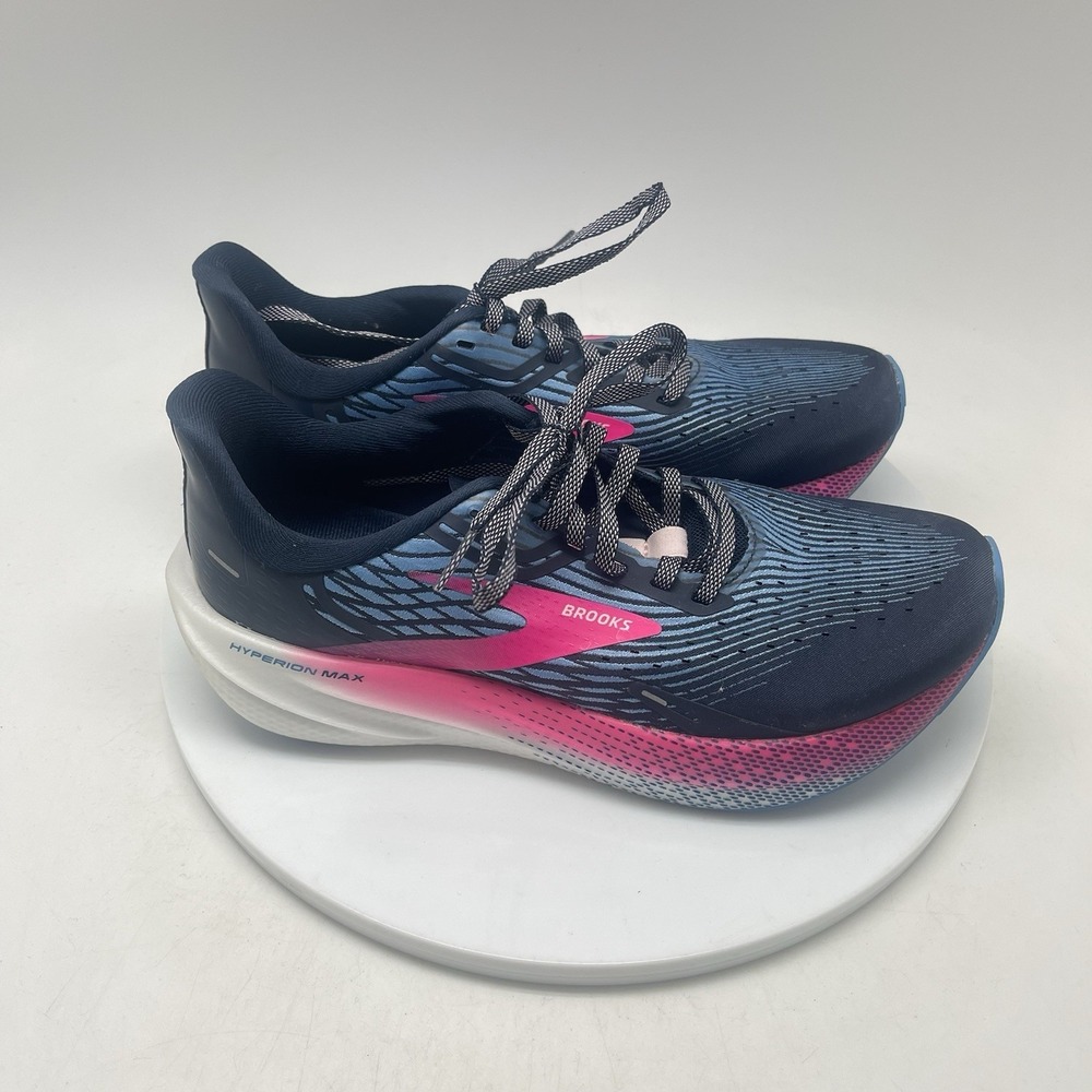 Brooks Sneakers Womens 7.5 B‎ Hyperion Max 1203771B441 Blue Running Shoes